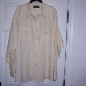 WRANGLER WESTERN SHIRT PEARL SNAPS XXL